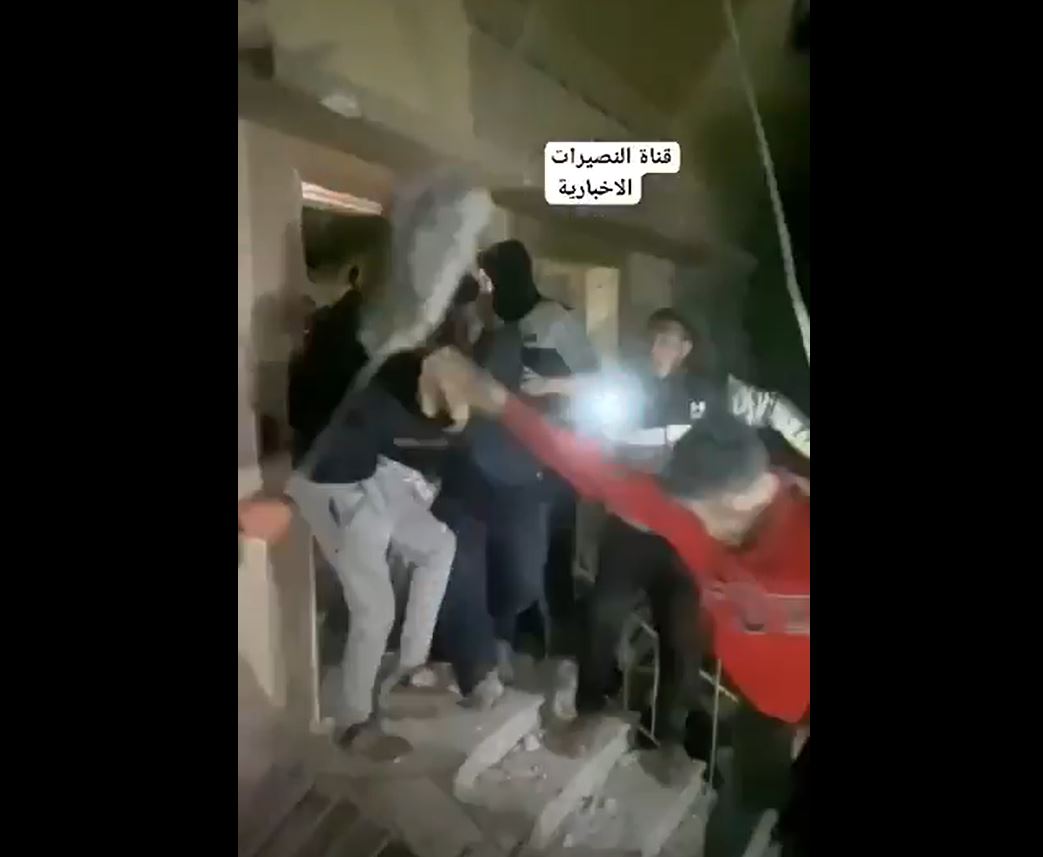 Video: two Palestinians martyred after Israeli warplanes bombed in Al-Nuseirat, central Gaza 