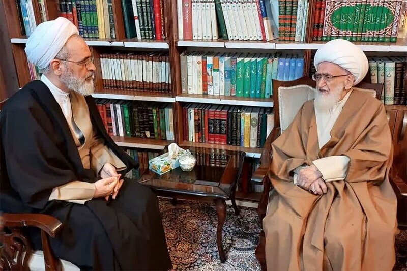 Head of Iran’s Seminary meets with Grand Ayatollah Nouri Hamedani