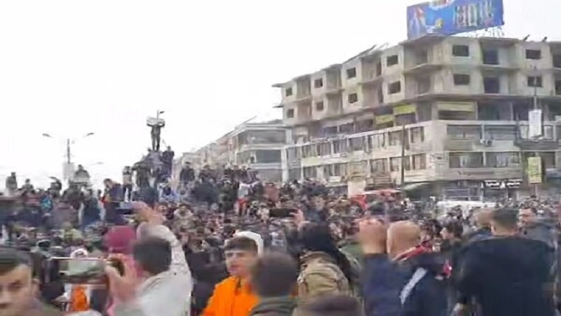  Tahrir el-Şam teröristleri "Tartus" ve "Humus"ta protestoculara ateş açtı