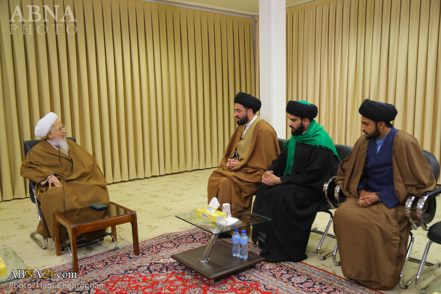 Photos: Shia missionaries in Europe meets with Grand Ayatollah Javadi Amoli