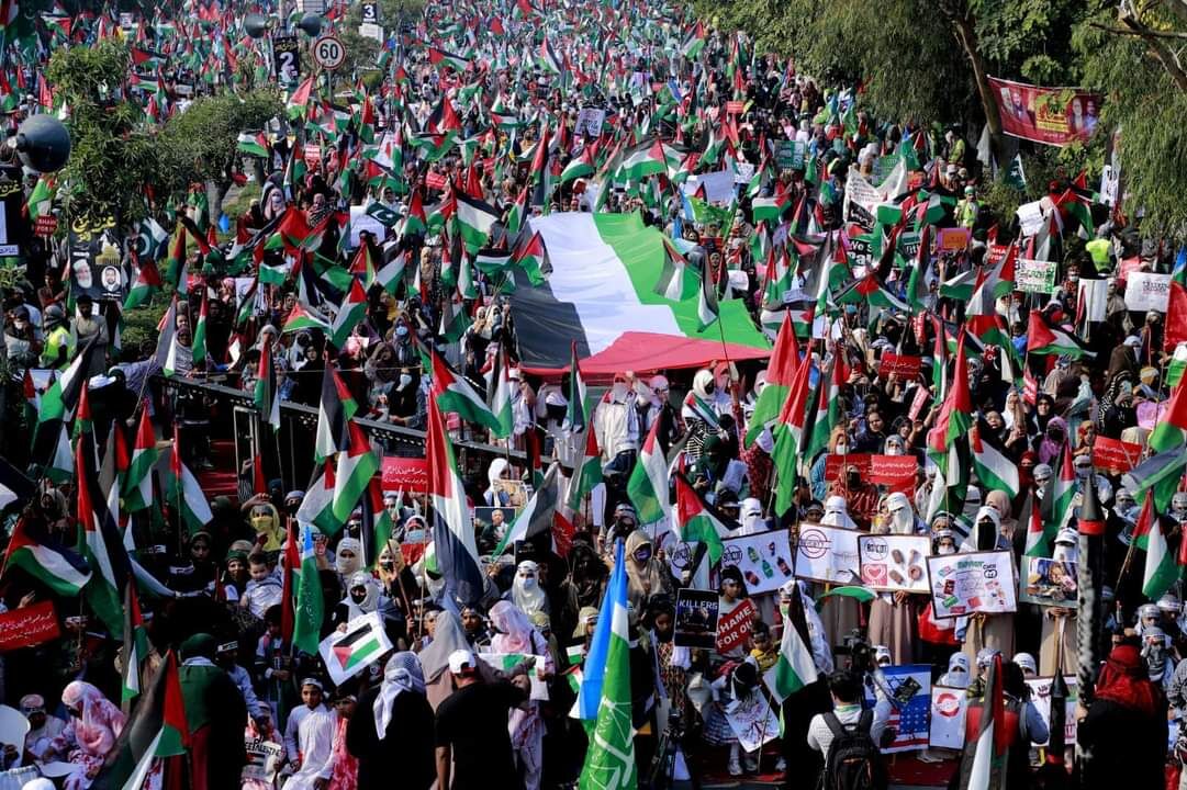 Pakistanis hold pro-Palestine rally in Islamabad