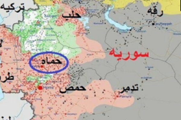 سوپای سووریا داگیرکرانی حەما لە لایەن تیڕۆریستانی پشتڕاست کردەوە