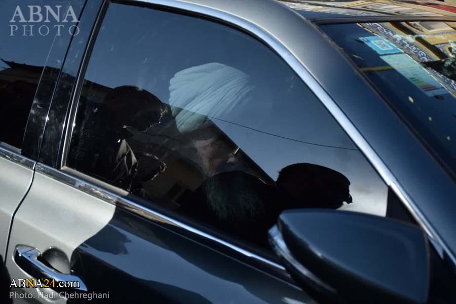 Photos: Grand Ayatollah Vahid Khorasani attends Hazrat Zahra mourning procession in Qom