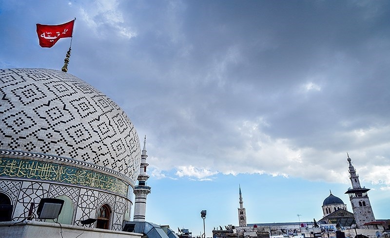 آخرین تصاویر از حرم حضرت رقیه(س) در دمشق و درب‌های باز حرم بر روی زائران