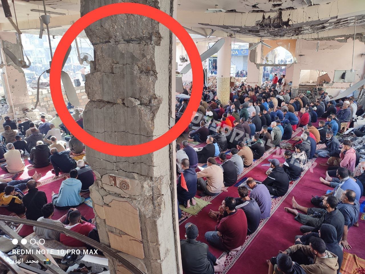 Video: Despite destruction, Palestinians perform Friday prayers on rubble of Al-Faruq Mosque in Nuseirat