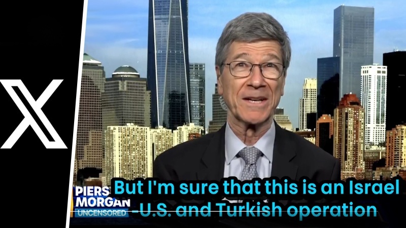 Jeffrey Sachs: Stati Uniti, Israele e Turchia sono responsabili dei disordini in Siria