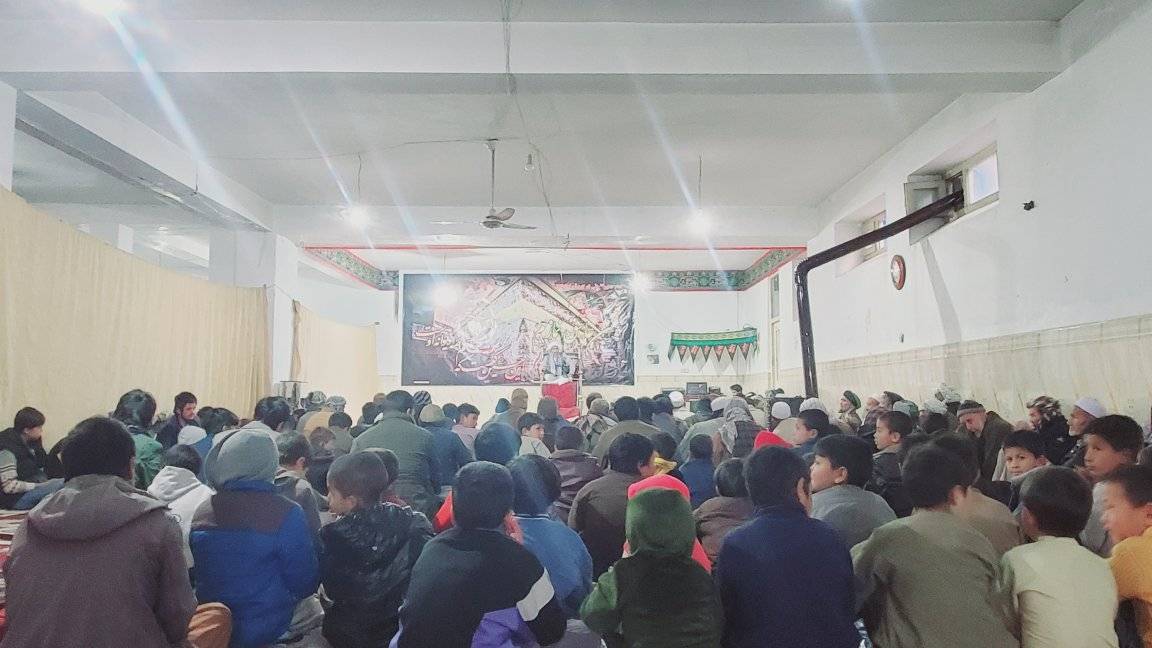 ویدیو و تصاویر | عزاداری شیعیان افغانستان در بامیان برای شهادت حضرت زهرا(س)