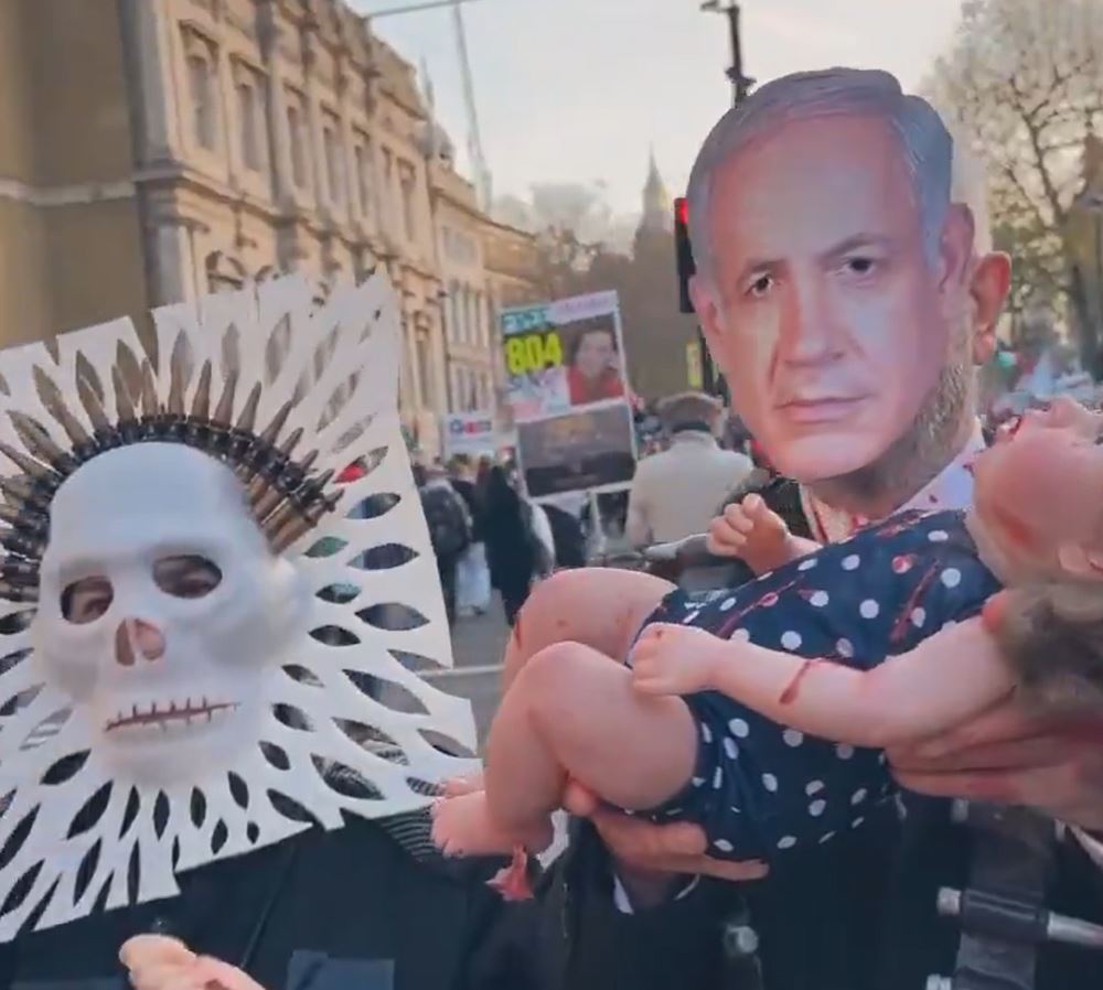 Video: Protest march in Leicester, England in solidarity with Palestinian people