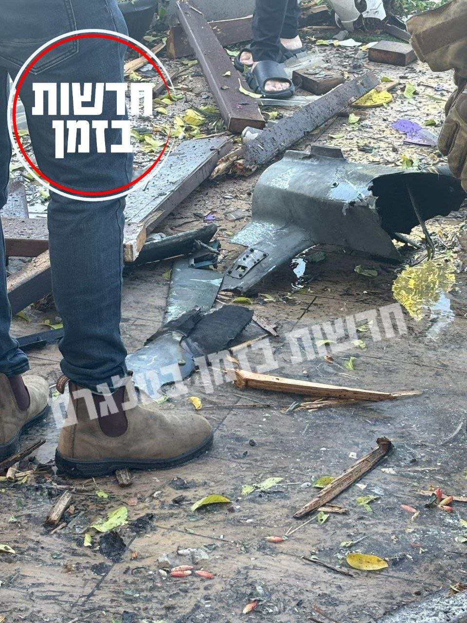 Video: First moment a drone explosion in a building in settlement of "Yavne", southern occupied Palestine
