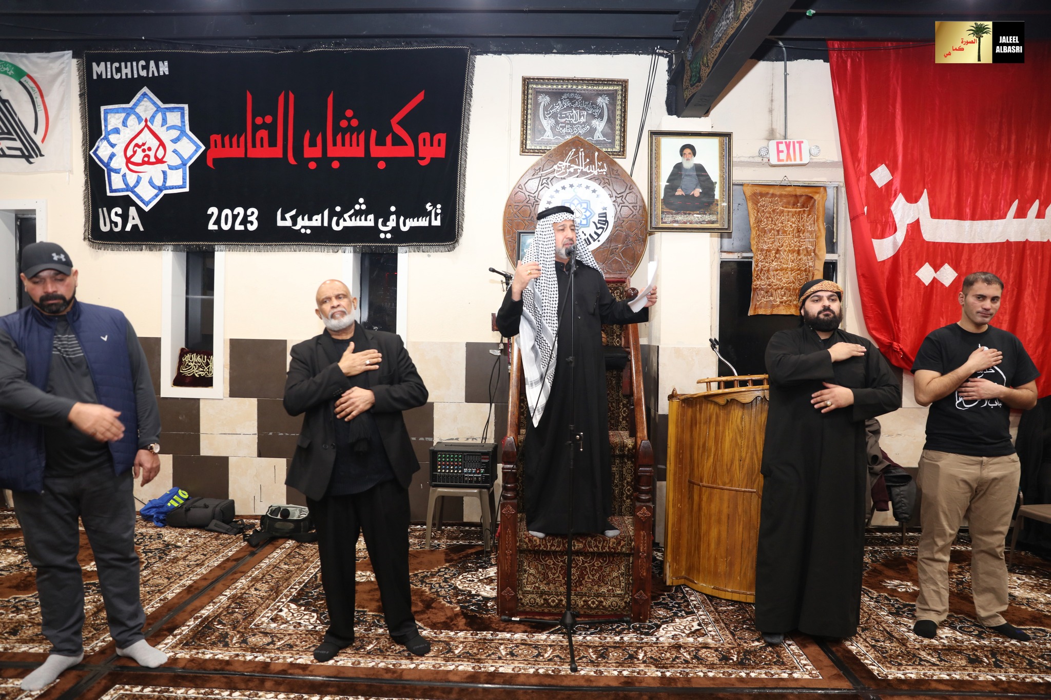 إقامة مجلس عزاء بمناسبة استشهاد السيدة "زينب" (ع) بمدينة "ديربورن" الامريكية