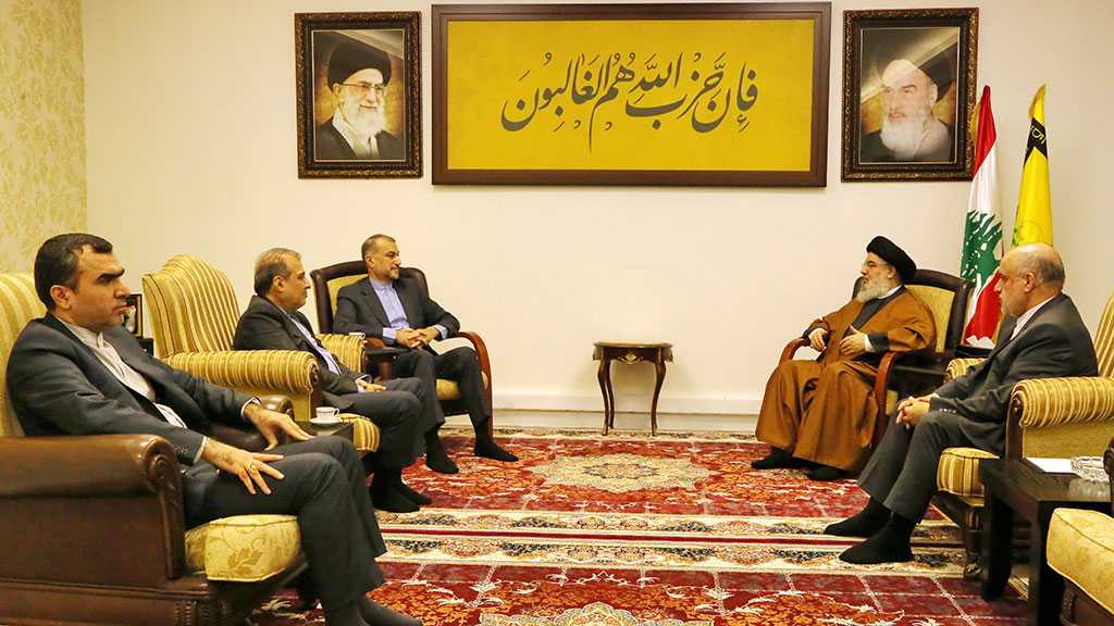  Hezbollah SG Sayyed Nasrallah receives Iranian FM, discuss latest regional developments