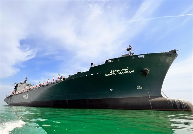  IRGC Warship fires long-range ballistic missile 