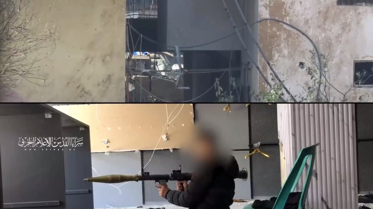  فیديو | مشاهد من استهداف مجاهدي سرايا القدس لجنود وآليات العدو الصهيوني غرب غزة