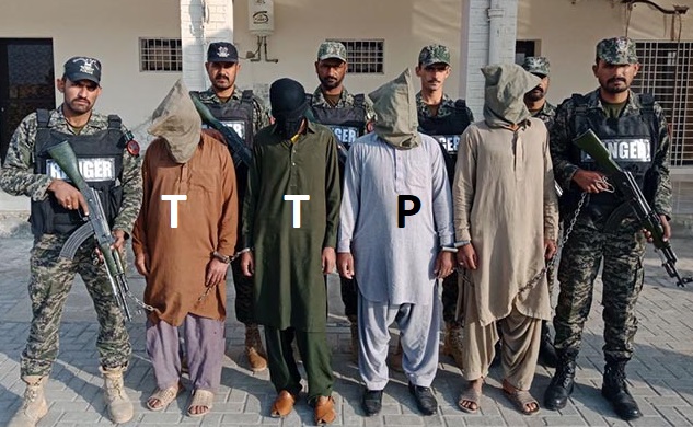 لاہور - پاکستان: مختلف شہروں سے TTP کے اہم دہشتگرد کمانڈر معاویہ سمیت 7 دہشتگرد گرفتار