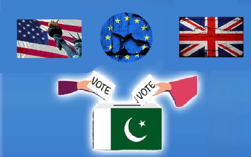 پاکستان کے عام انتخابات پر مغرب کا ردعمل: غیر شفافیت پر خدشات، ووٹروں کی شرکت کی تعریف