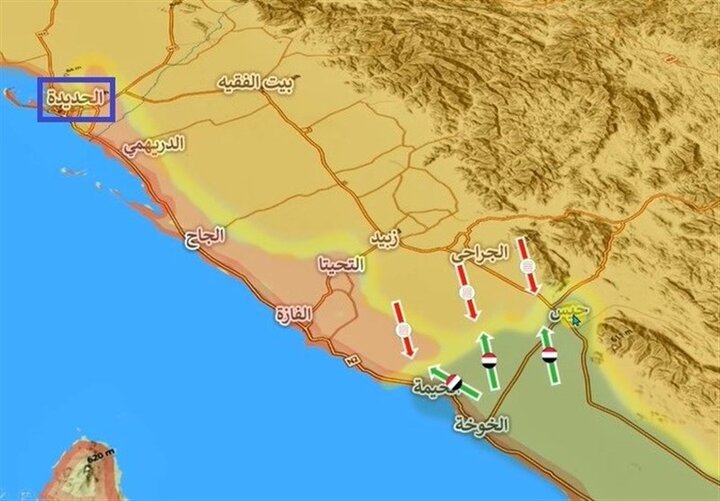 عدوان "أميركي_بريطاني" يستهدف الجبانة وسط مدينة الحديدة