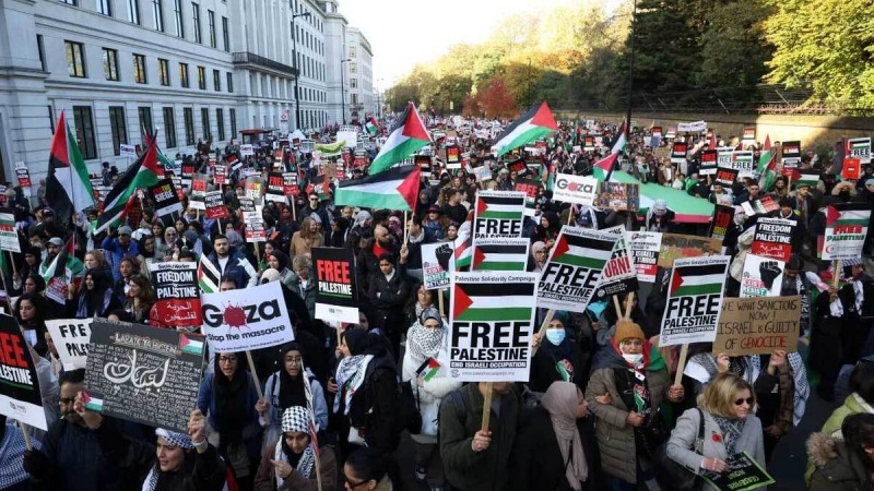 Ribuan Warga San Francisco Suarakan Gencatan Senjata di Gaza​