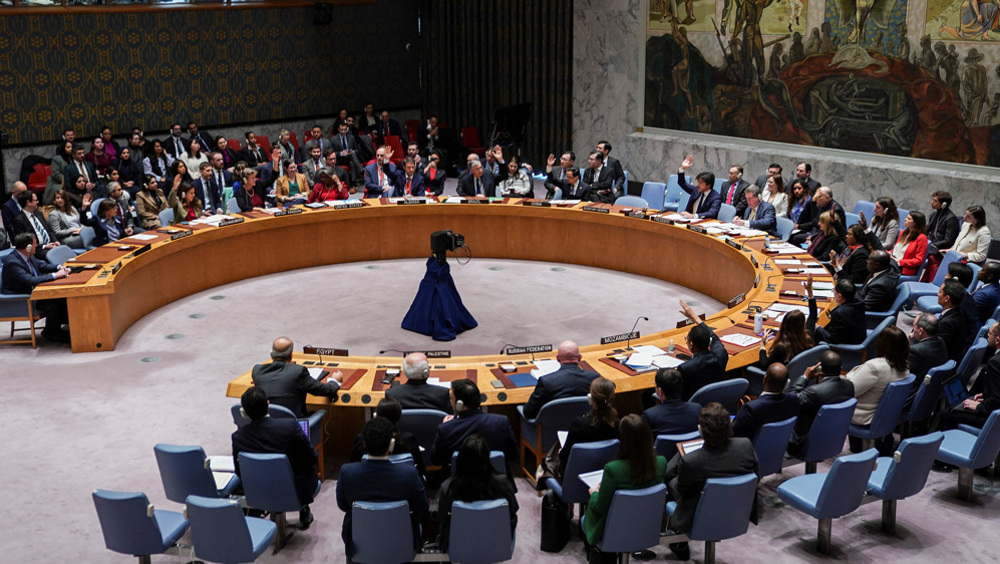 US regime once again vetoes UN resolution for Gaza ceasefire 