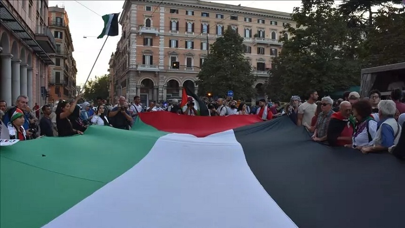 Продолжающиеся протесты против геноцида сионистского режима в секторе Газа