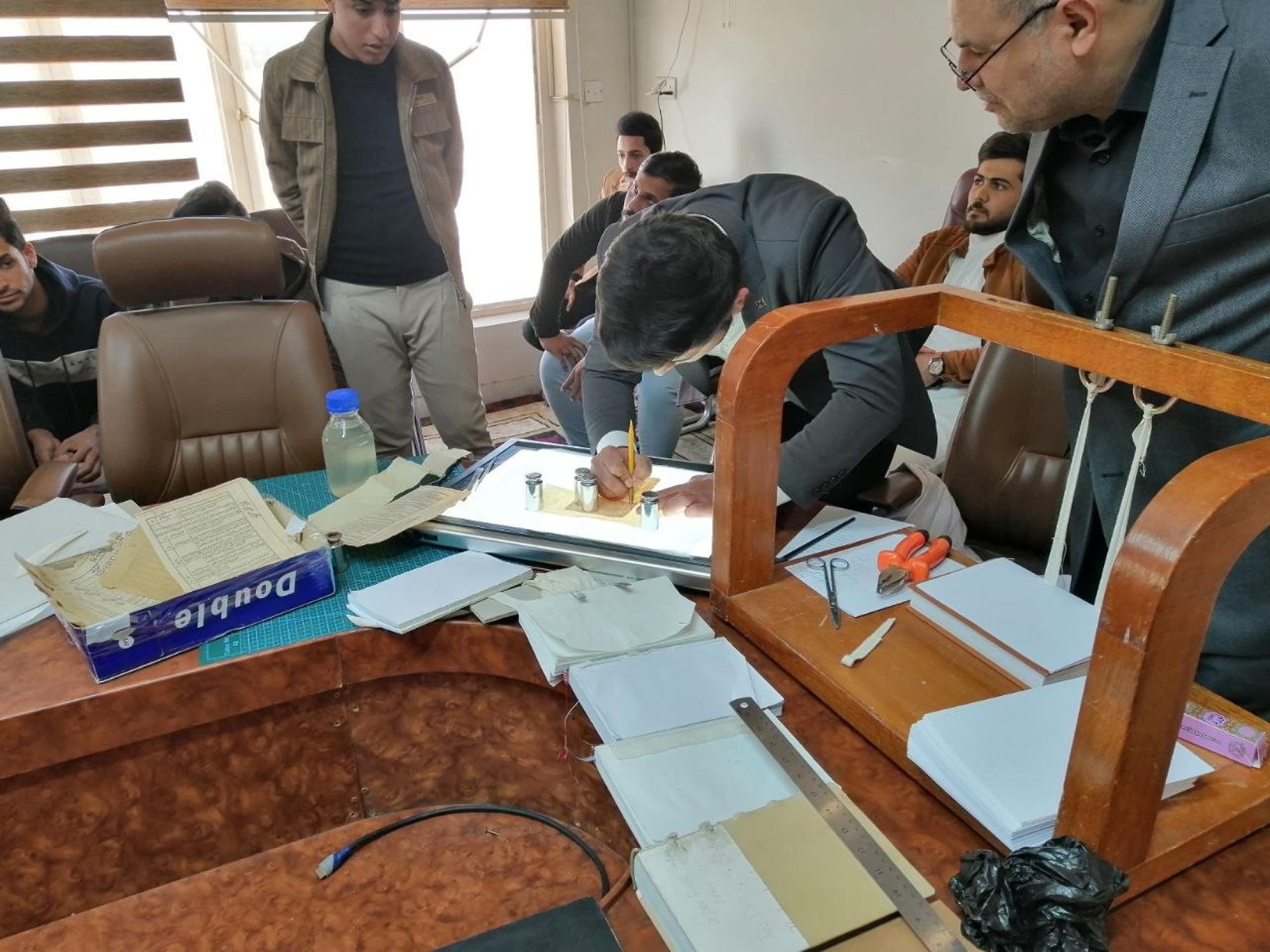 انعقاد ورشة حول صيانة وحفظ المخطوطات في النجف الأشرف