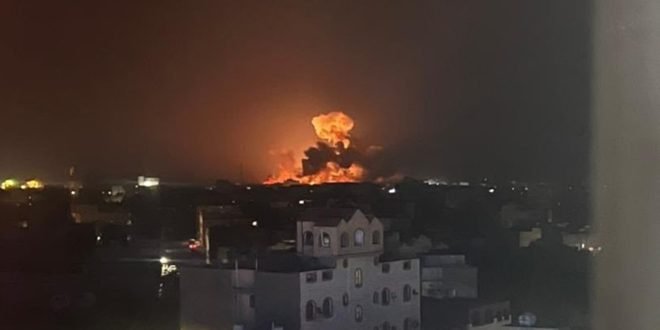شهيد وثمانية جرحى في العدوان الامريكي البريطاني على اليمن