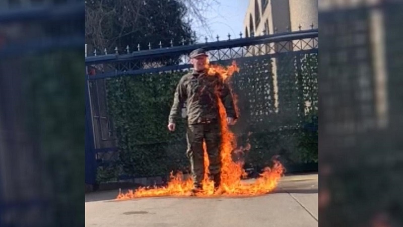 Американский пилот совершил самосожжение в знак протеста против геноцида в Газе