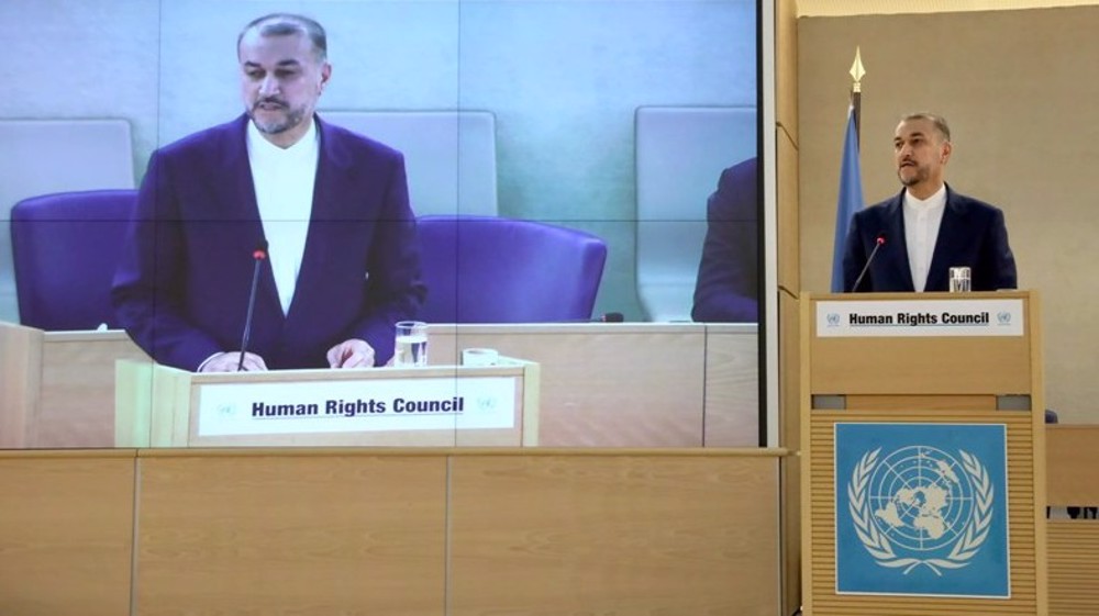  Iran FM calls on UNHRC to hold Israel, supporters to account for crimes in Gaza 
