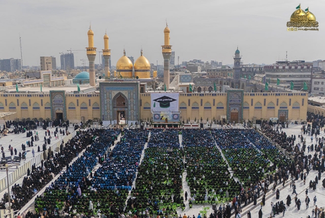 ویدیو | جشن فارغ التحصيلى ۶ هزار دانشحوى دختر در حرم امامین كاظمين(ع)