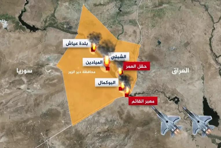عدوان أمريكي يستهدف المقاومة الاسلامية في العراق وسوريا