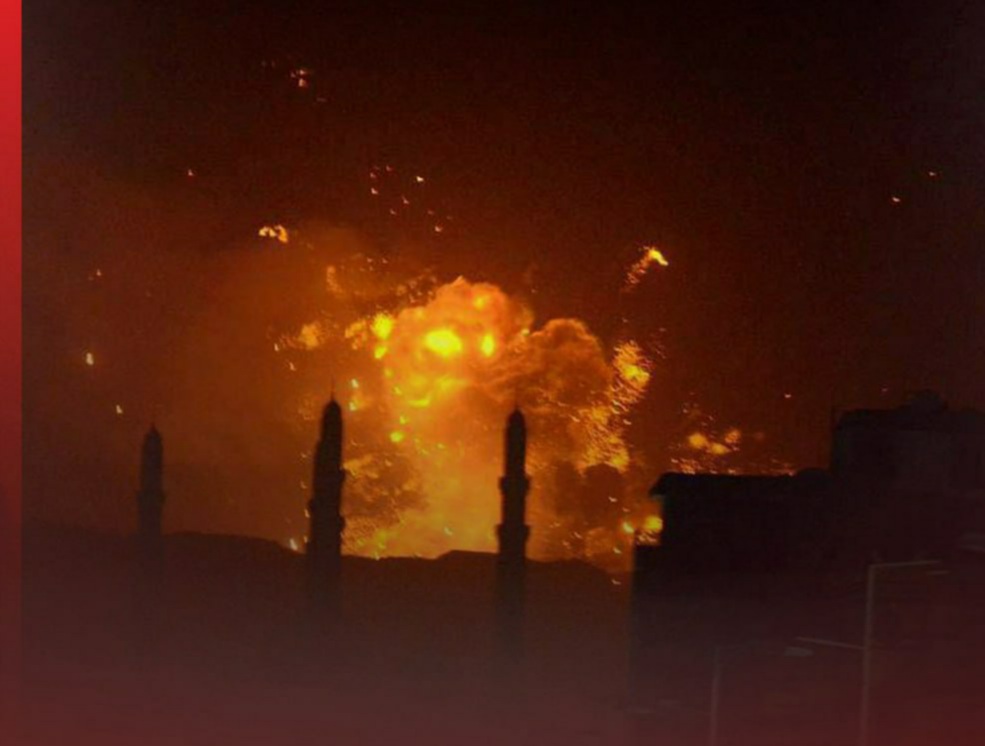 طيران العدوان الامريكي البريطاني يشن غارات عدة على محافظات يمنية