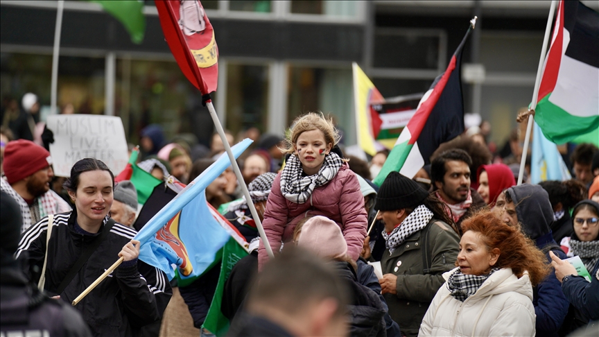 ألمانيا.. مظاهرة داعمة لفلسطين في "كولن"