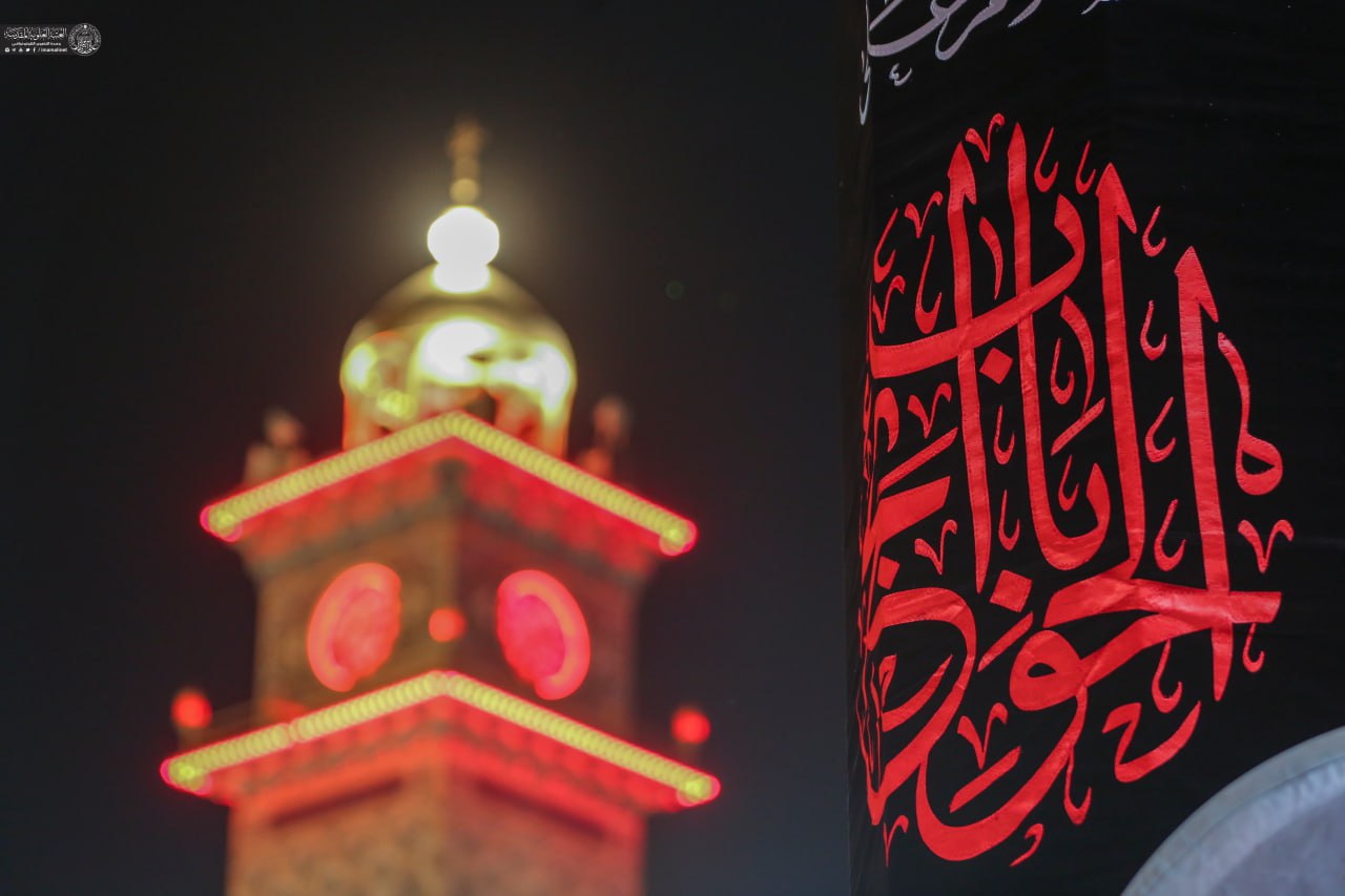 Photos: Imam Ali holy shrine covered in black on Imam Kazim martyrdom anniversary