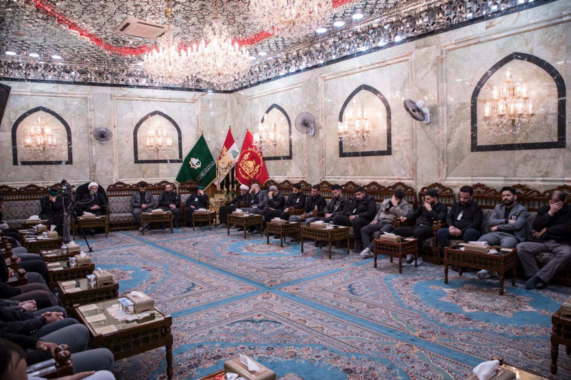 مجلس عزاء بمناسبة استشهاد الإمام الكاظم(ع) برعاية العتبة العباسية+(صور)
