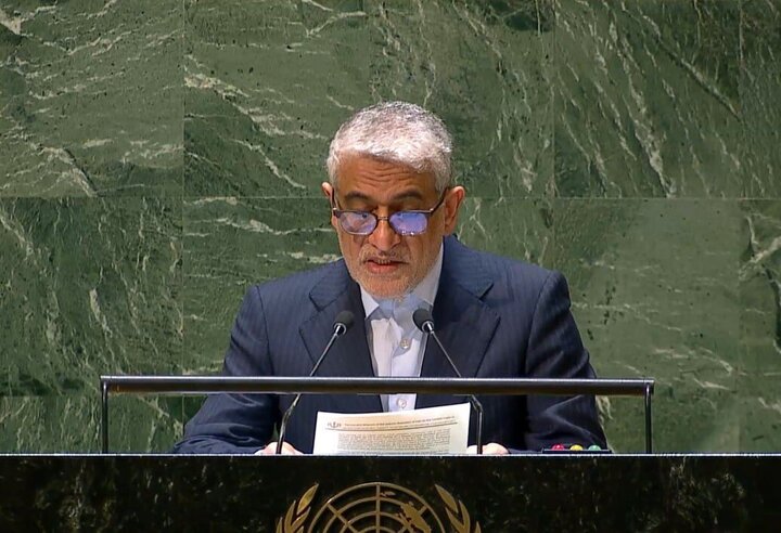 Permanent ambassador to UN: Iran never sought to bring disputes with US intoc Iraqi soil