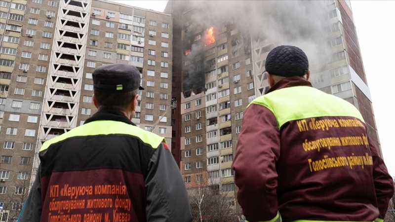 Ukrayna: Rusya, başkent Kiev'in yanı sıra 4 bölgeye yoğun füze saldırısı düzenledi