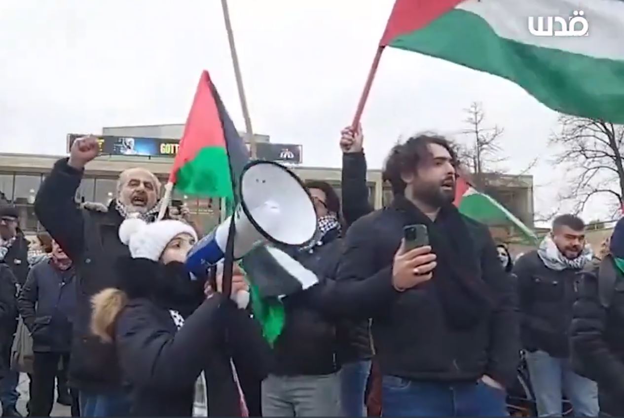Video: Pro-Palestine demonstrators in Malmo, Sweden, chant to end Zionist genocide in Gaza