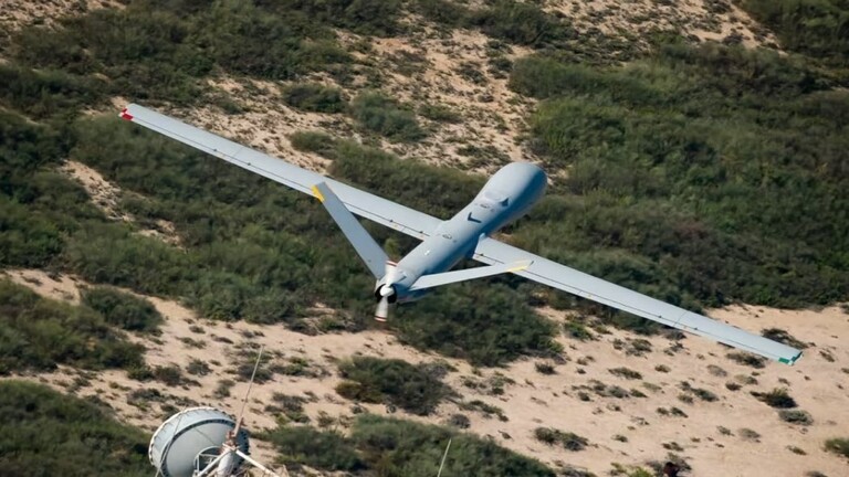 Al-Qassam Brigades shoot down Zionist Skylark-2 reconnaissance drone in Beit Lahia