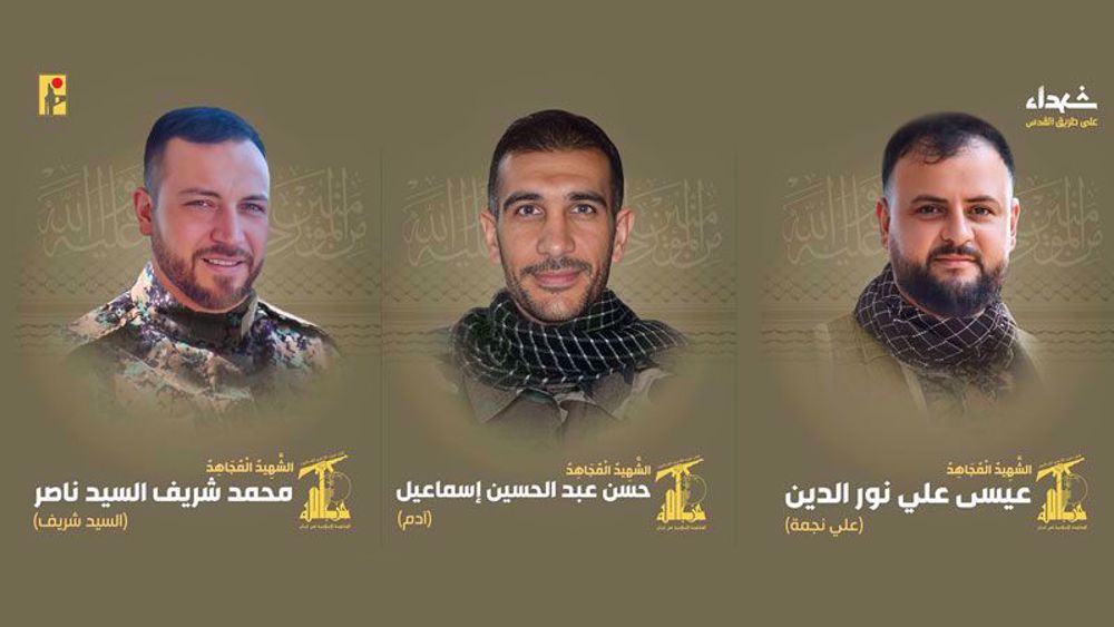 Three Hezbollah members martyred in Israeli strike in southern Lebanon