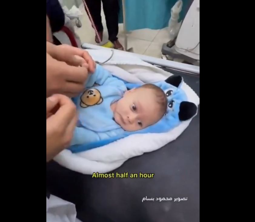 Video: This beautiful baby rescued from under rubble in Gaza