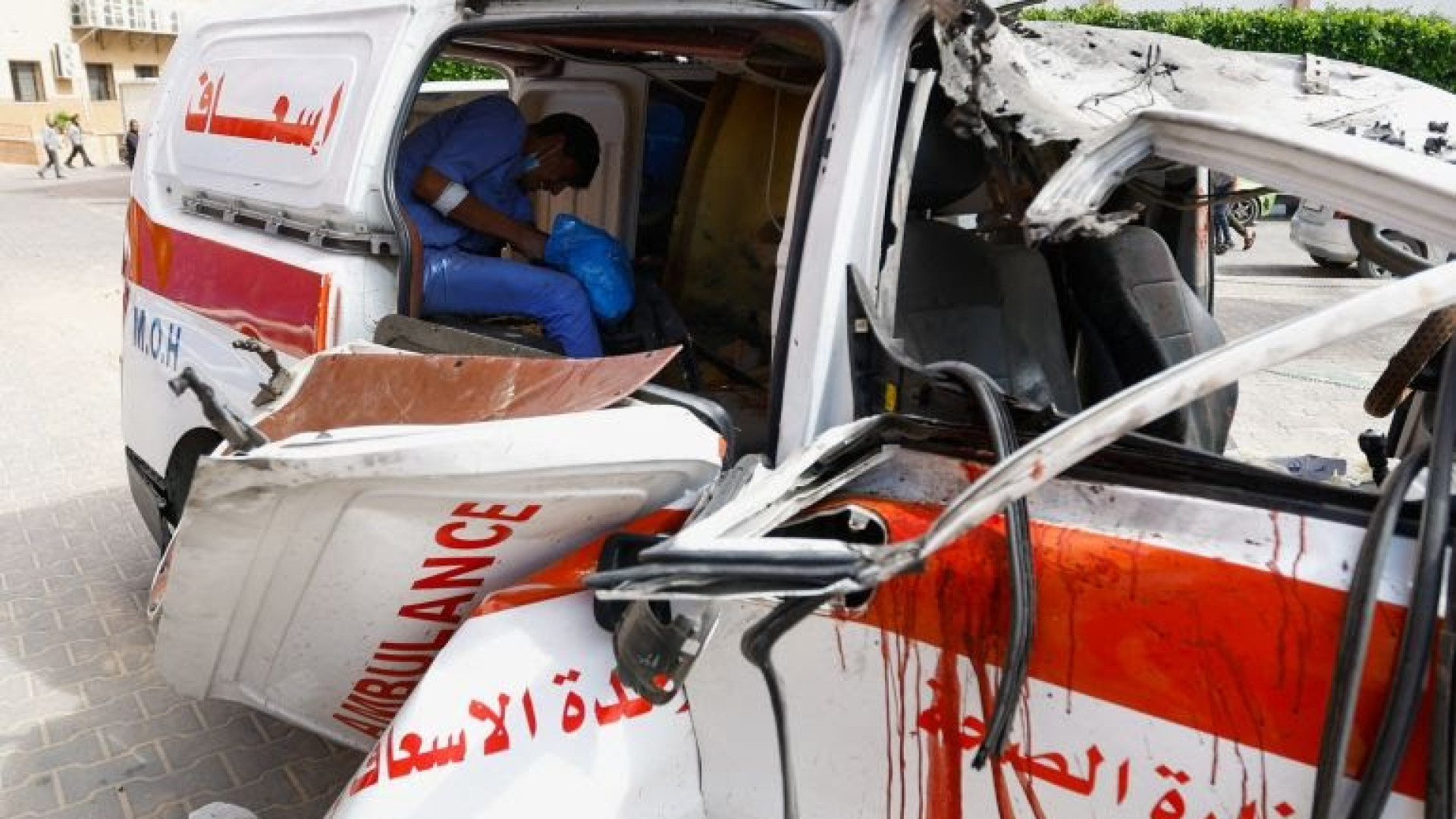 Gaza: Israel asesinó a 4 paramédicos de la Media Luna Roja en un ataque a una ambulancia