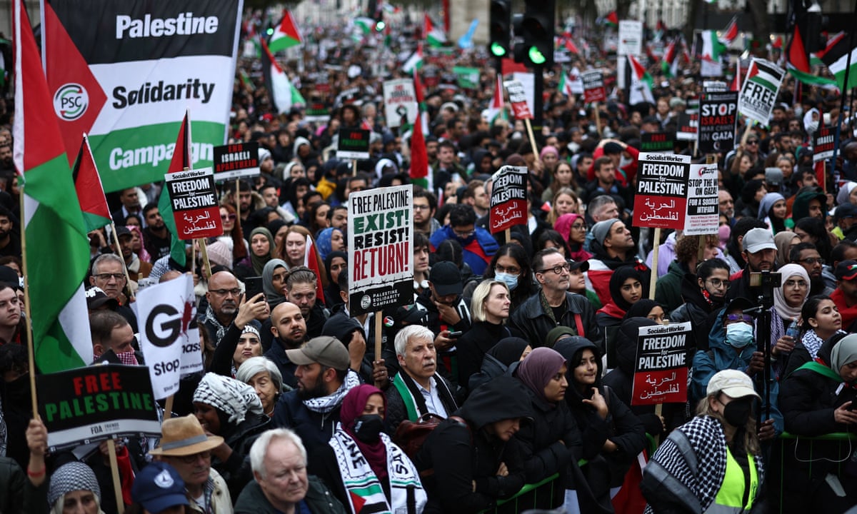 Još jedni masovni protesti za Palestinu u Londonu (video)