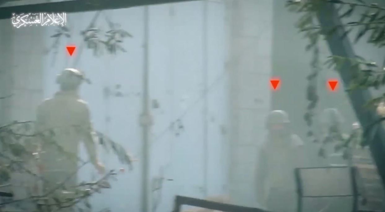 Previous scenes of Al-Qassam clashing with enemy vehicles, forces penetrating northwest Gaza