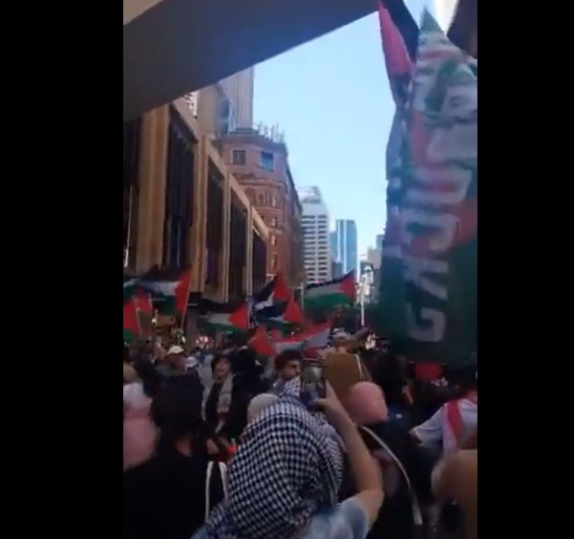 Video: Thousands took part in global day of action for Palestine in Sydney, Australia 