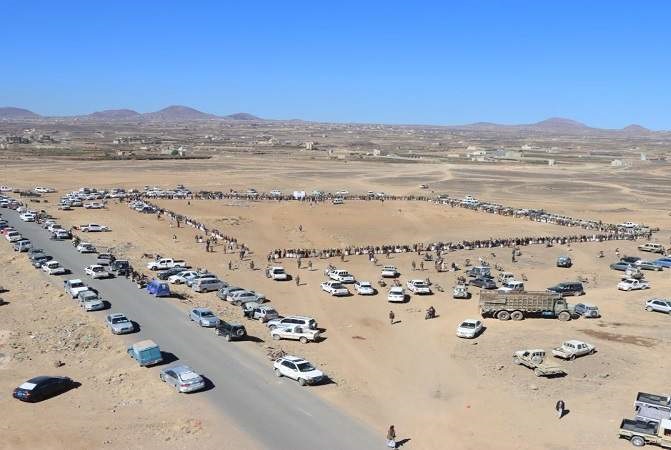 صنعاء.. وقفة قبلية مسلحة في أرحب تضامنا مع الشعب والمقاومة الفلسطينية