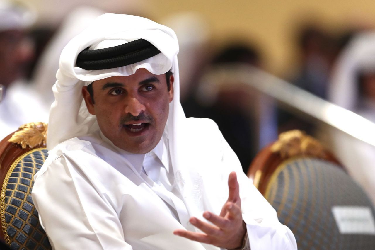 Displacing Palestinians will cross red lines: Qatari Emir