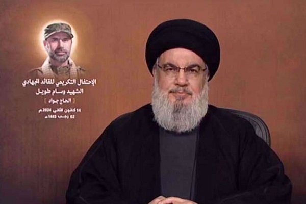 Nasrallah: Os objetivos de Israel em Gaza não foram cumpridos após 100 dias de guerra genocida