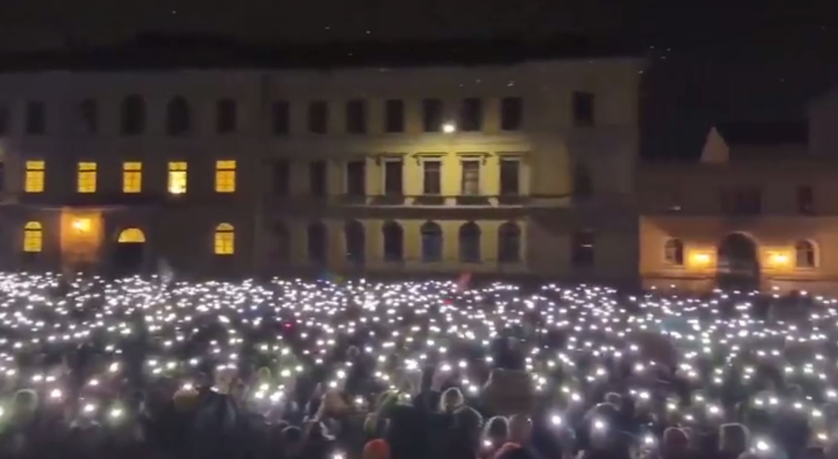 Video: Protest in Berlin, against German authorities position on genocide committed by Zionists in Gaza