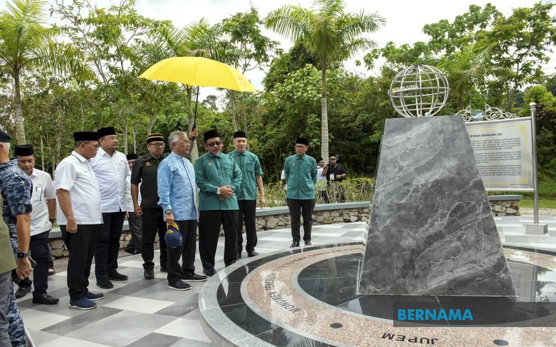 Agong berkenan rasmi lokasi titik tengah semenanjung Malaysia