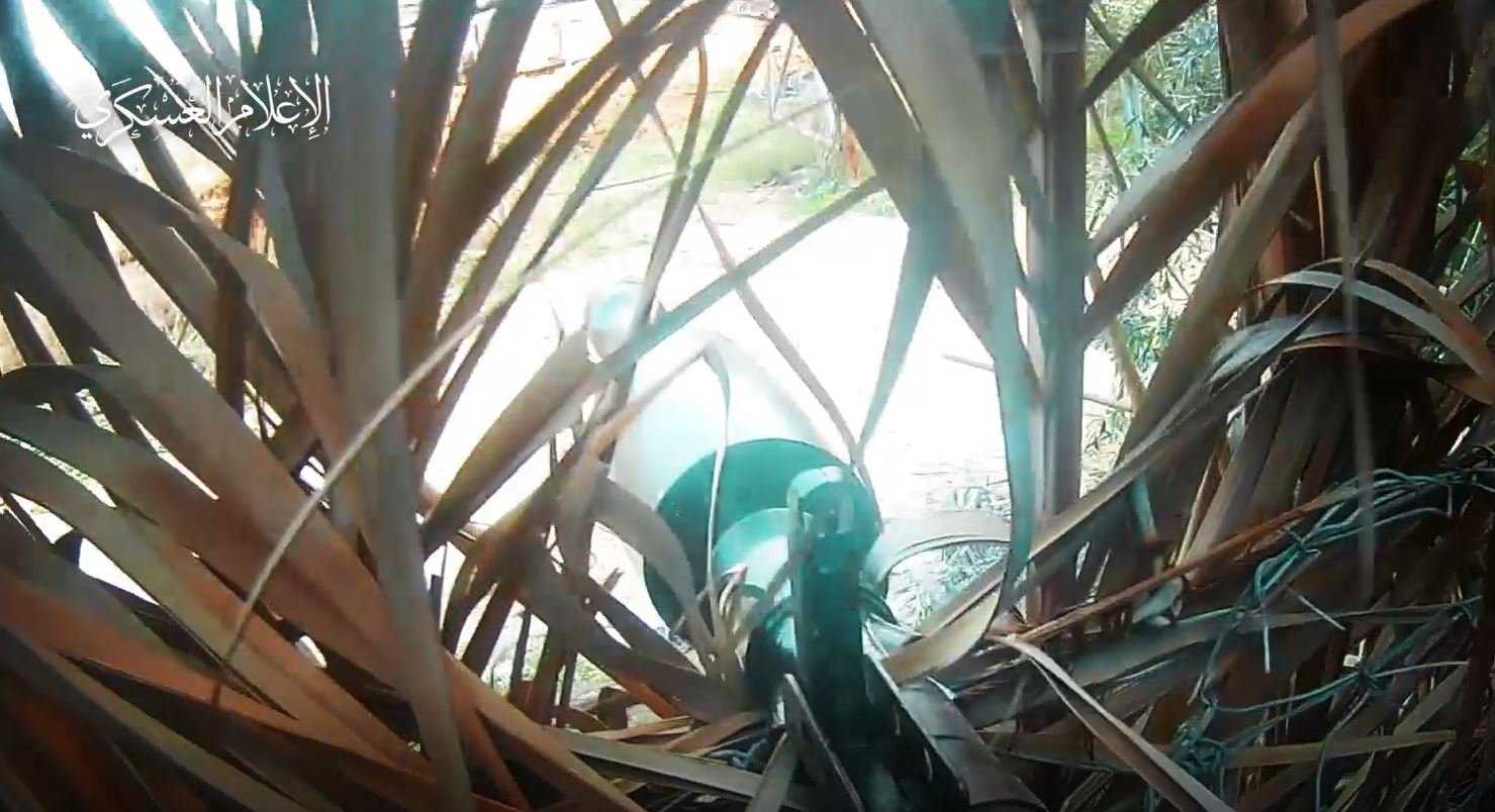 Video: Targeting a Zionist Merkava tank east of Bureij camp, Gaza with “Al-Yassin 105”