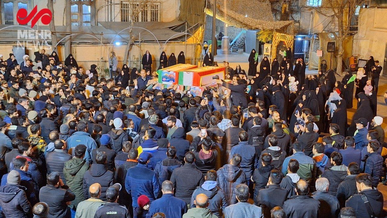 Huling paalaam ng mga Iranian mga martir ng Israeli terror atake sa Damascus